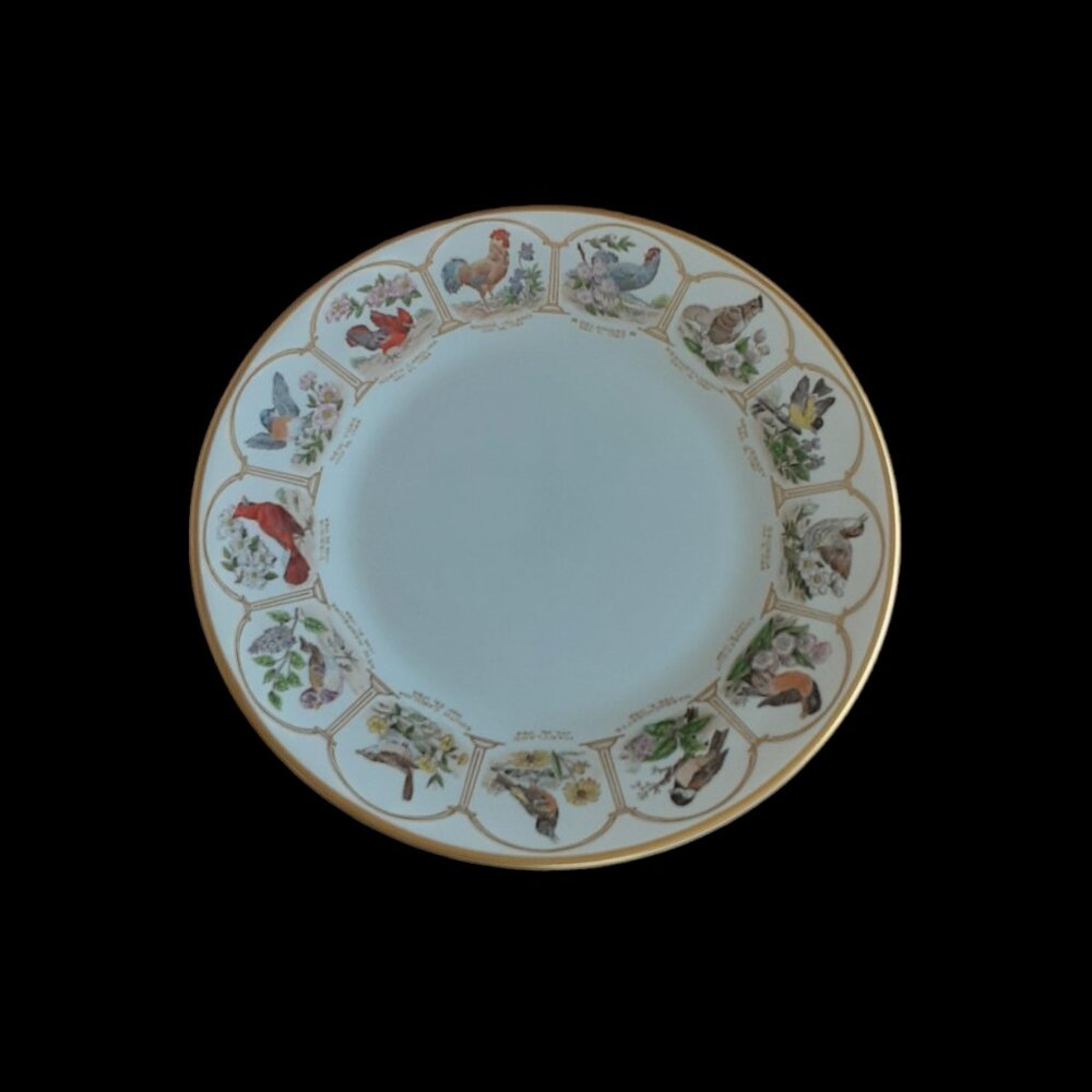 Vintage Boehm Birds & Flowers Of The Original 13 States Commemorate Plate